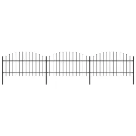 stalowe-ogrodzenie-51m-czarne-1-125m-3-panele-4-slupki
