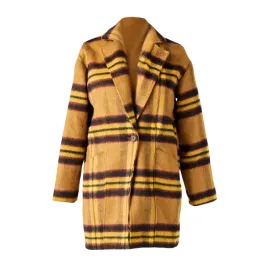 plaszcz-damska-lpb-tartan-jaune-brazowy-przejsciowy