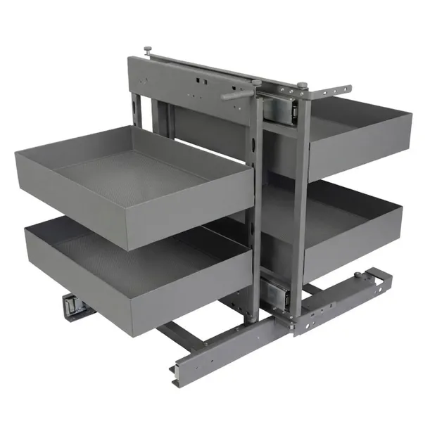 Kosz do szafki kuchennej MAGIC CARGO Uniwersalny antracyt przesuwny 800mm