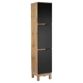 slupek-stojacy-wysoki-alma-dab-wotan-czarna-mat-sze-35-cm-wys-170-cm
