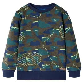 bluza-dziecieca-ciemne-khaki-melanz-140