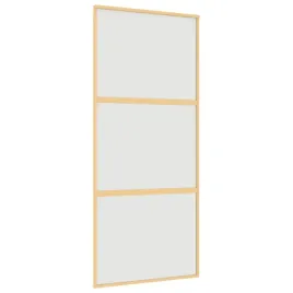 drzwi-przesuwne-zlote-90x205-cm-mrozone-szklo-esg-aluminium