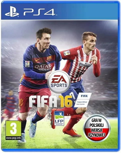 FIFA 16 PS4 PS5 | POLSKI KOMENTARZ | PUDEŁKOWA | NOWA