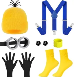 stroj-minionka-przebranie-minion-czapka-okulary-oczy-rekawiczki-zestaw-7-el