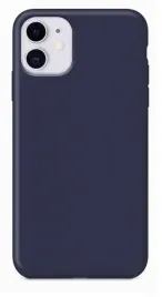 etui-silikonowe-matowe-iphone-11-ciemnoniebieskie