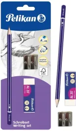 zestaw-podstawowy-pelikan-olowek-hb-gumka-al20-temperowka-metalowa