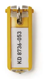 zawieszki-breloczki-do-kluczy-durable-zolte-6-sztuk-195704