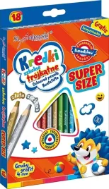 kredki-szkolne-trojkatne-super-size-18-kolorow-gratis-temperowka-bambino