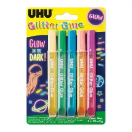 klej-brokatowy-uhu-swiecacy-w-ciemnosci-5-kolorow-x-10ml-blister