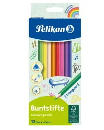 kredki-drewniane-trojkatne-pelikan-12-szt-700115