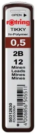 grafity-do-olowkow-rotring-tikky-05mm-2b-s0312630