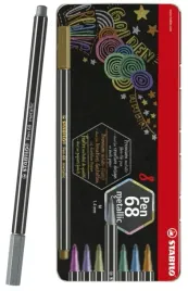 flamastry-stabilo-pen68-arty-8x-kolory-metaliczne