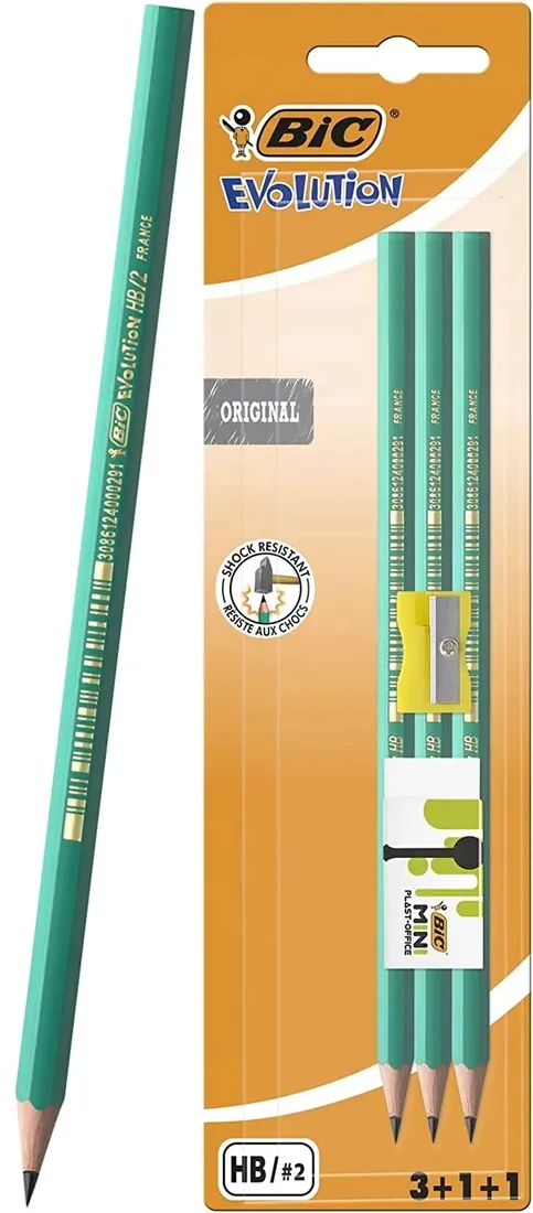 zestaw-olowkow-bic-evolution-3x-gumka-temperowka-stan-nowy