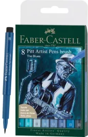 pisaki-pedzelkowe-brushe-faber-castell-the-blues