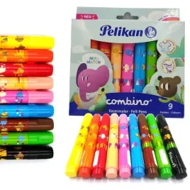 flamastry-pisaki-dla-dzieci-combino-pelikan-9szt