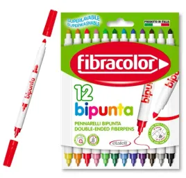 flamastry-dwustronne-pisaki-fibracolor-bipunta-12x