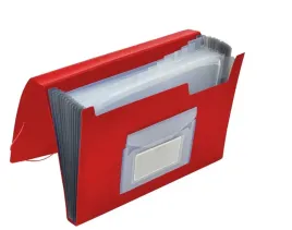 teczka-harmonijkowa-12-przegr-q-connect-czerwona