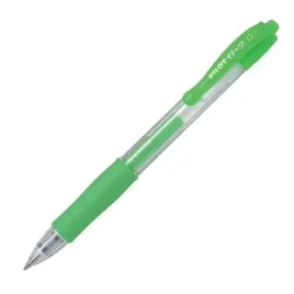 dlugopis-zelowy-pilot-g2-automatyczny-zielony-neon