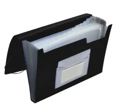 teczka-harmonijkowa-12-przegrodek-q-connect-czarny