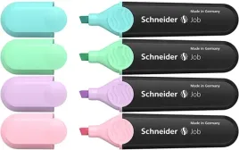 zakreslacze-schneider-job-pastel-4-kolory-komplet