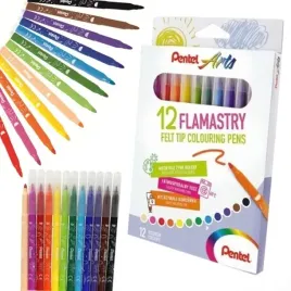 pisaki-latwospieralne-dla-dzieci-pentel-12-kolorow