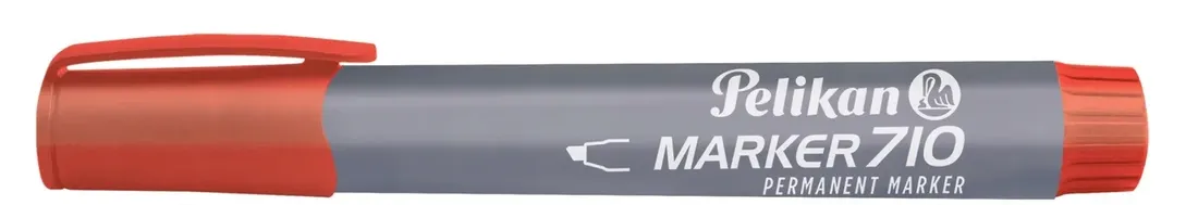 marker-permanentny-pelikan-710-czerwony-sciety