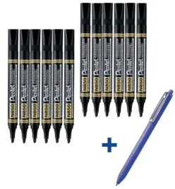 zestaw-markery-pentel-n850-okragly-12-szt-gratis