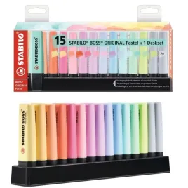 zakreslacze-stabilo-boss-pastel-15-kolorow-zestaw