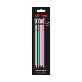 olowek-hb-rotring-germany-metallic-4-sztuki-zestaw