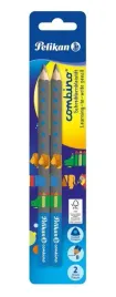 olowek-pelikan-combino-niebieski-2szt-trojkatny
