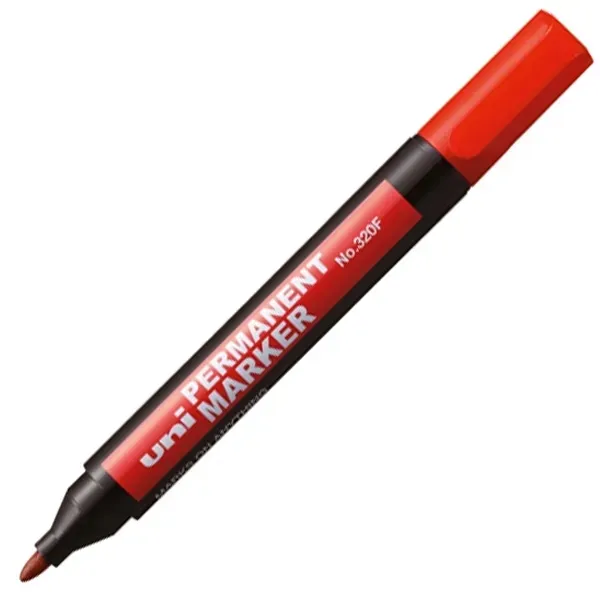 marker-permanentny-uni-320-czerwony-okragly