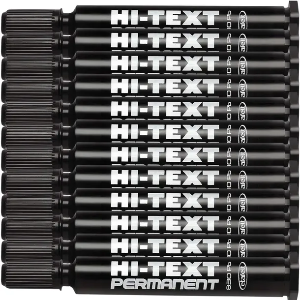 marker-permanentny-hi-text-830-sciety-czarny-liczba-sztuk-w-opakowaniu-1-szt