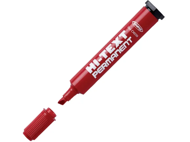marker-permanentny-hi-text-830-sciety-czerwony-rodzaj-permanentny