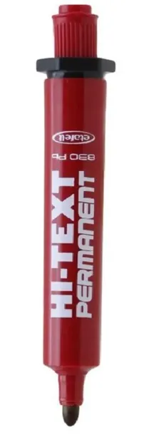 marker-permanentny-hi-text-830-sciety-czerwony-marka-bez-marki