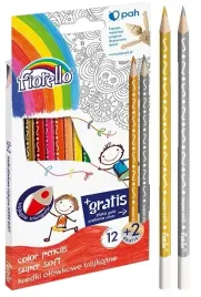 kredki-trojkatne-fiorello-12-kolorow-gratis-zlota-i-srebrna