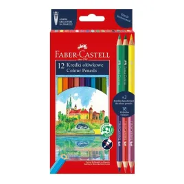 kredki-olowkowe-faber-castell-zamek-wawel-12-kredek-3bicolour-kolorowanka
