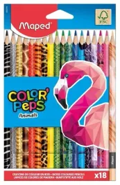 kredki-colorpeps-zwierzaki-trojkatne-18szt-maped