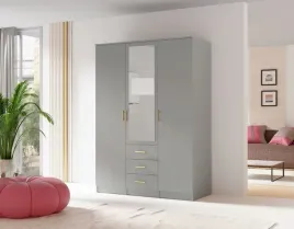 szafa-3-drzwiowa-z-szufladami-i-lustrem-4d3sz-150cm-szary-lisa-mx-3-kolory