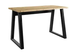 biurko-130-cm-dab-artisan-czarny-flat-loft-mx-2-kolory