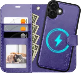 ocase-skorzane-etui-magsafe-do-iphone-16-jasny-fiolet-2w1-pasek-rfid