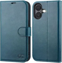 ocase-etui-skorzane-z-klapka-do-iphone-16-portfel-rfid-pawi-niebieski