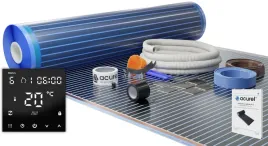 folia-grzewcza-acurel-ac310t-9m-szer-100cm-220w-m-z-termostatem-pokojow