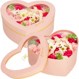 mydlane-roze-24-szt-flower-box-zestaw-kwiatow-w-pudelku-serce-rozowe