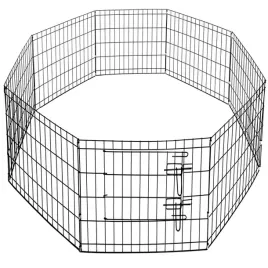 kojec-dla-zwierzat-wybieg-klatka-dla-psa-155x76-cm-metalowa-czarna