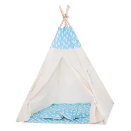 namiot-tipi-dla-dzieci-wigwam-blekitny-w-chmury-xxl