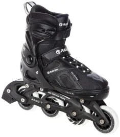 rolki-regulowane-raven-pulse-black-33-36-abec7-kolka-kauczukowe