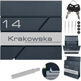 skrzynka-na-listy-z-adresem-numerem-domu-personalizowana-wzory-antracytowa
