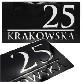 elegancka-tabliczka-z-numerem-domu-ulica-adresem-xxl-3d-w-wariancie-czarny-polysk-srebro-lustro