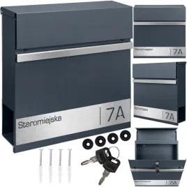 ekskluzywna-skrzynka-pocztowa-antracytowa-exlusive-laminat-wyposazona-w-adres-ulice-i-numer-domu