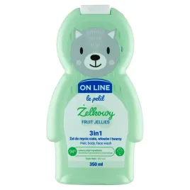 on-line-le-petit-3in1-zel-do-mycia-ciala-wlosow-i-twarzy-zelkowy-350-ml